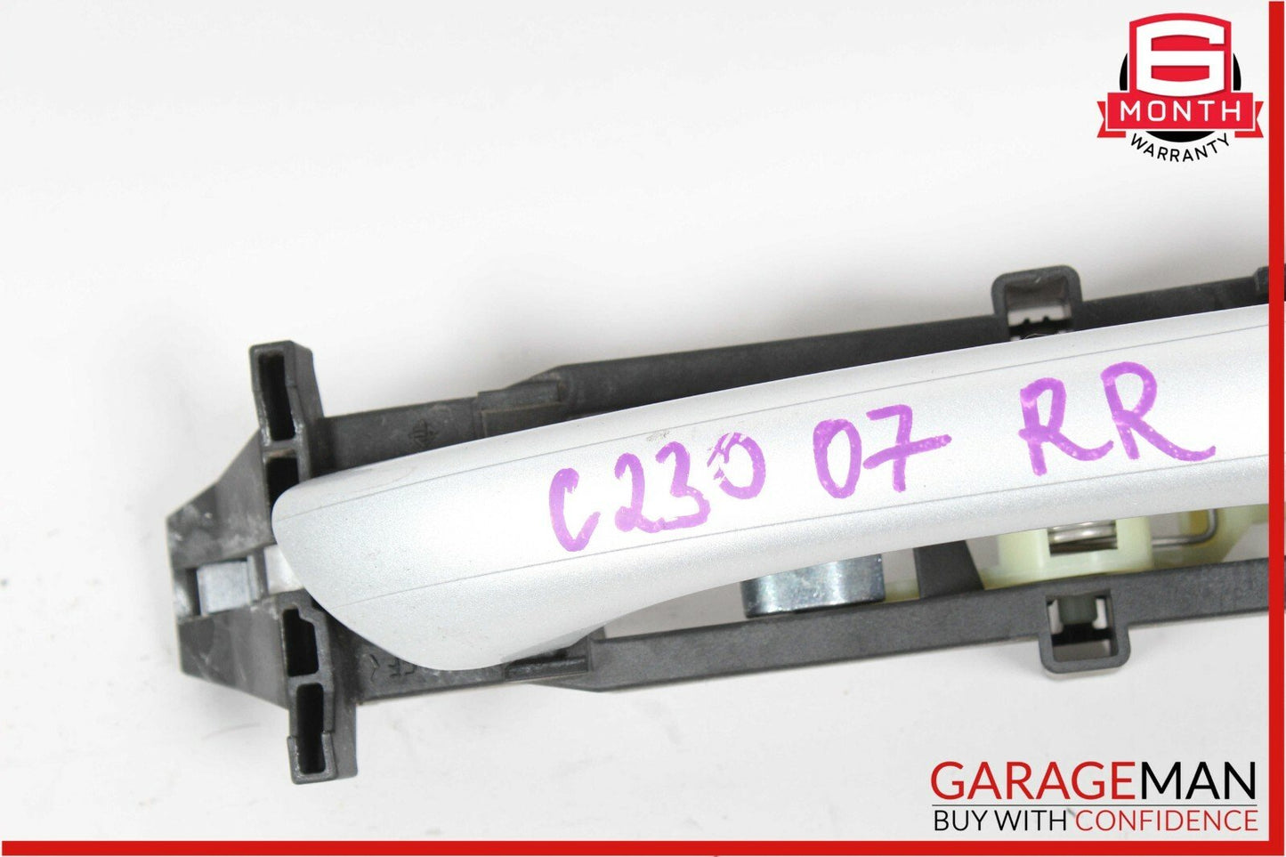 05-07 Mercedes W203 C230 C350 Rear Right Side Exterior Door Handle Silver OEM