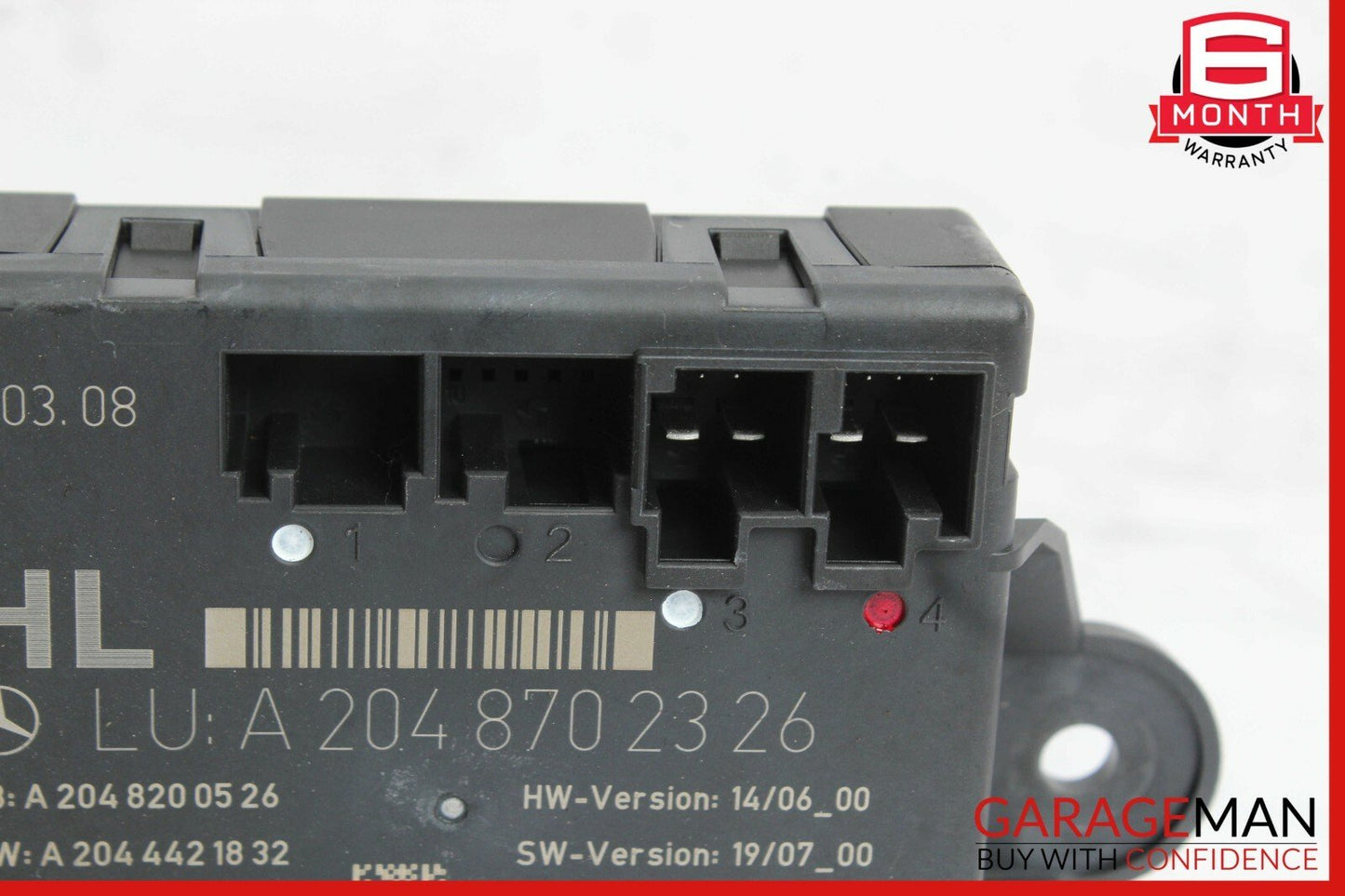 08-14 Mercedes W204 C300 C350 Rear Left Side Door Control Module 2048702326 OEM