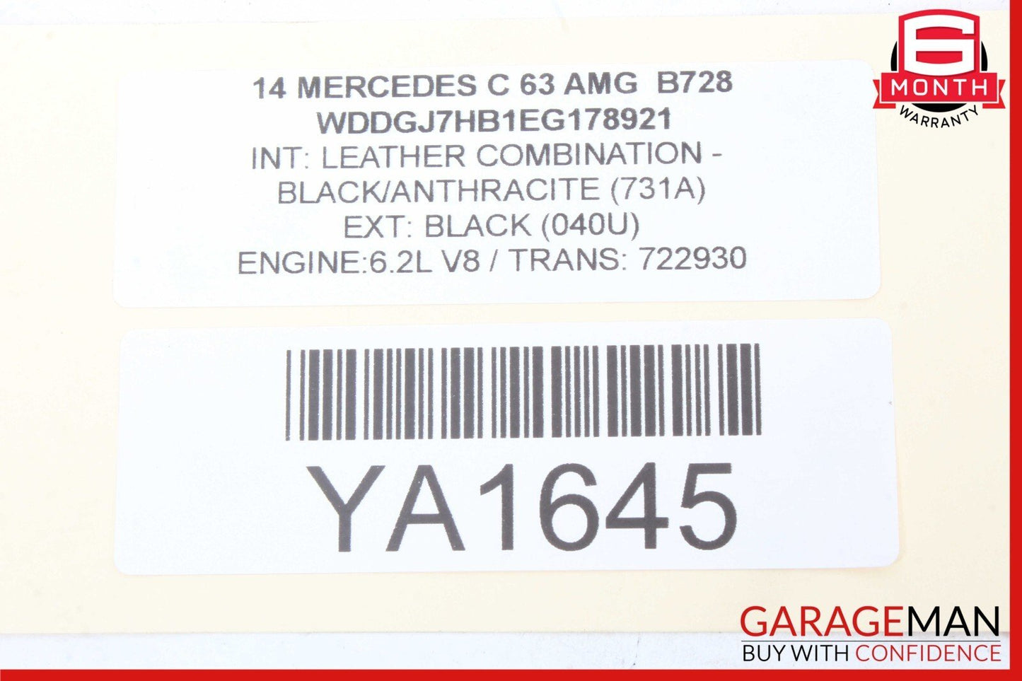 08-18 Mercedes C300 GLK350 E550 CLS400 Front Left Side Door Control Module Unit