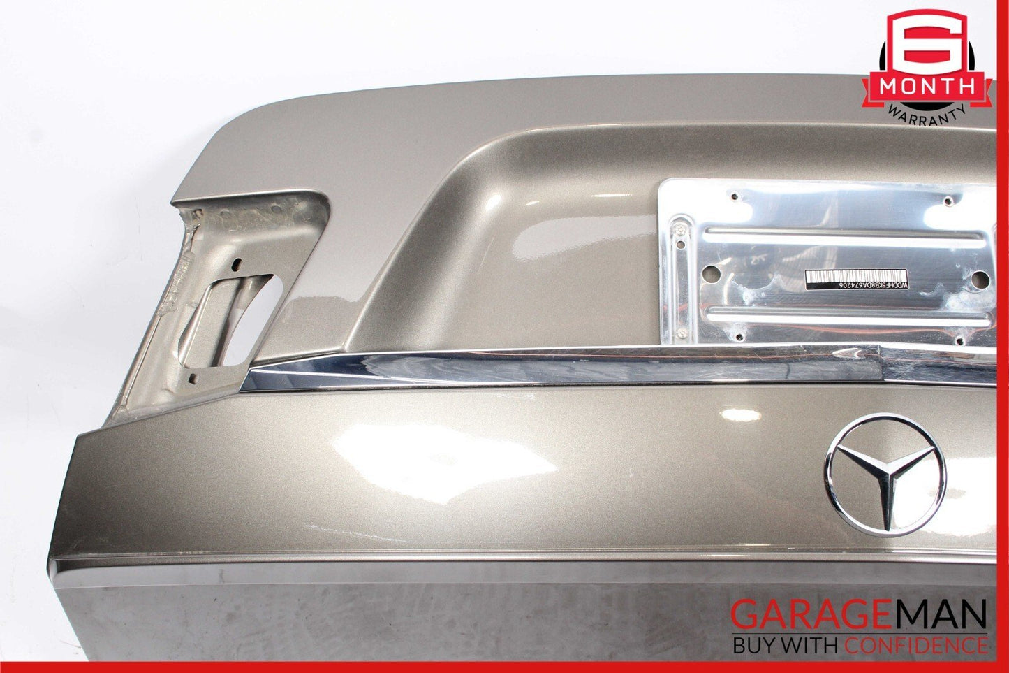 10-16 Mercedes W212 E350 E400 E550 Sedan Rear Trunk Lid Deck Shell Panel Gray OE