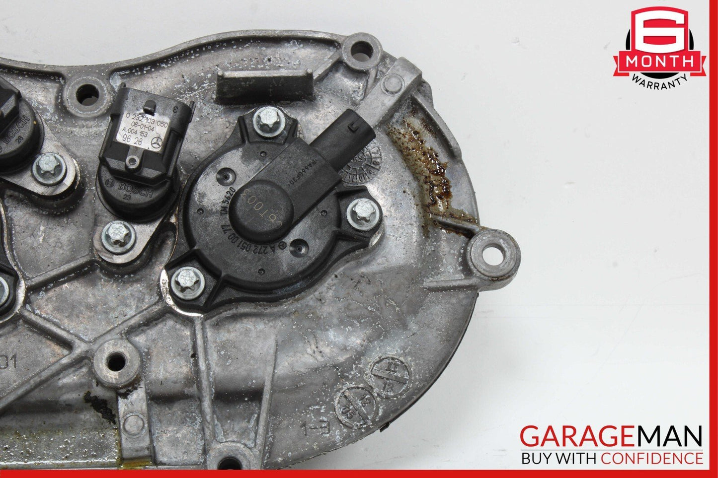 06-13 Mercedes W251 R350 S550 Front Right Engine Timing Chain Cover Plate OEM
