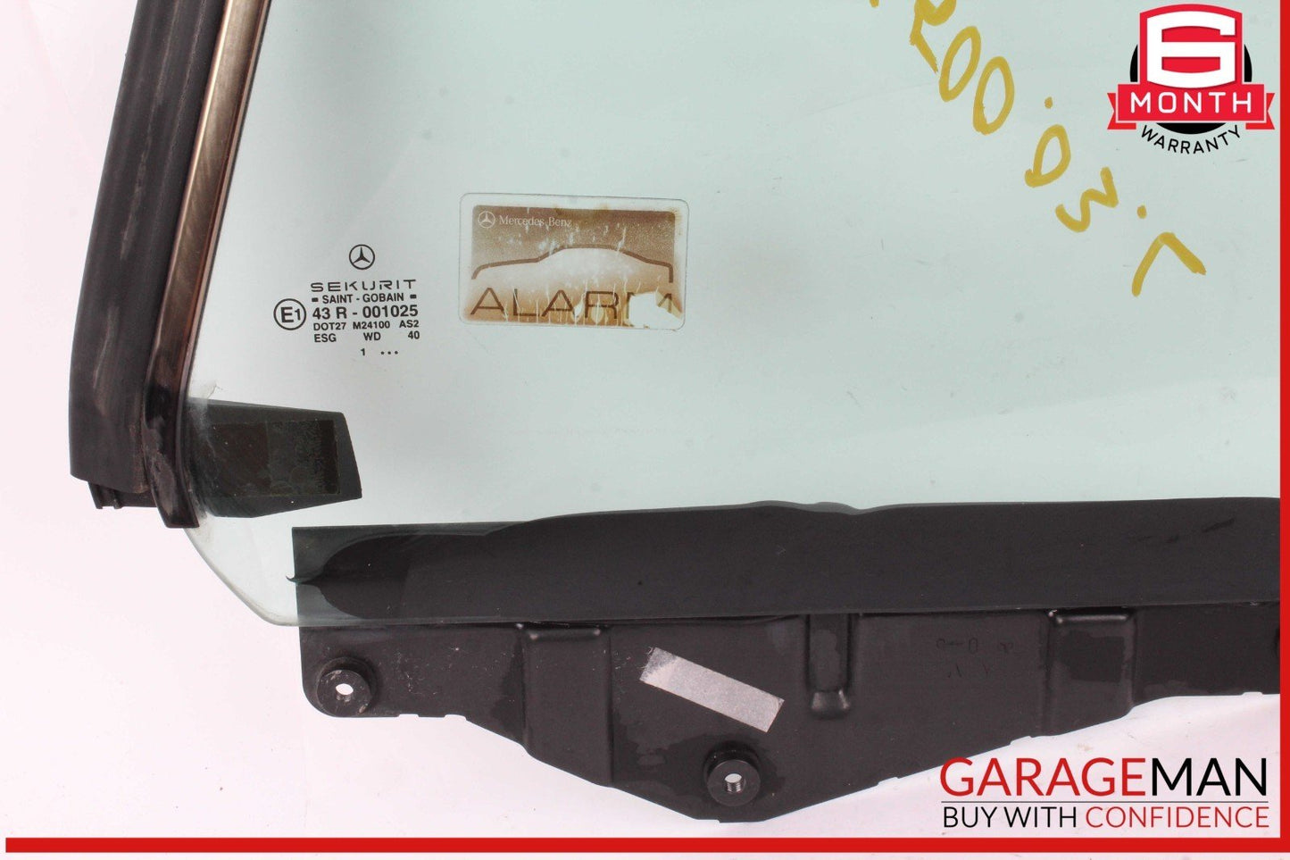 03-12 Mercedes R230 SL500 SL55 AMG Rear Left Side Quarter Window Glass OEM
