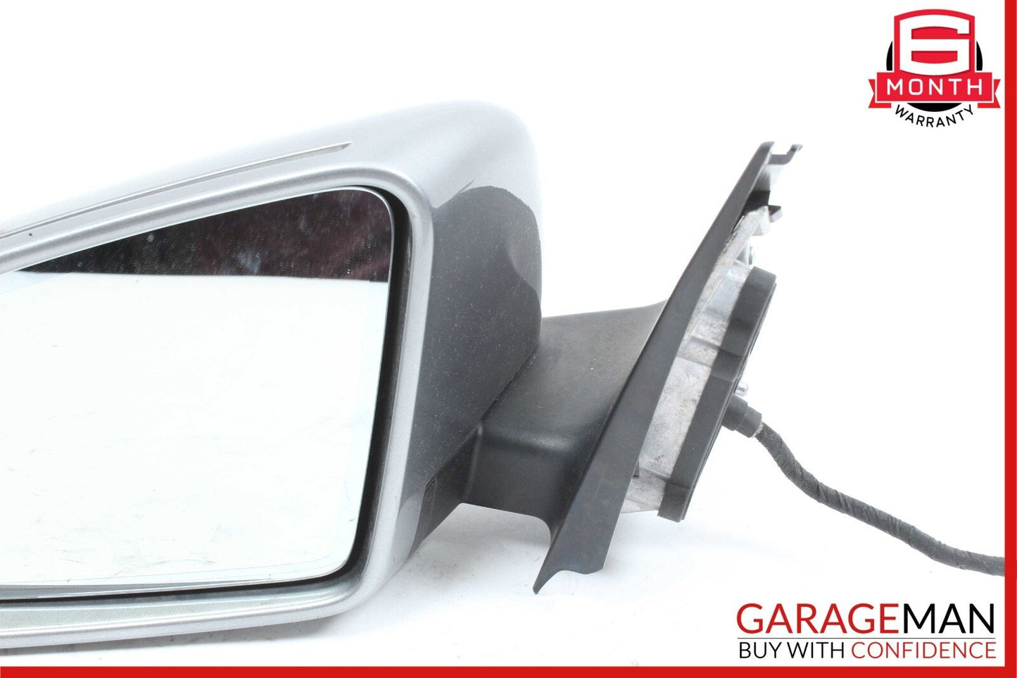 12-14 Mercedes W204 C250 C63 AMG Front Left Side Mirror Rear View Door Silver
