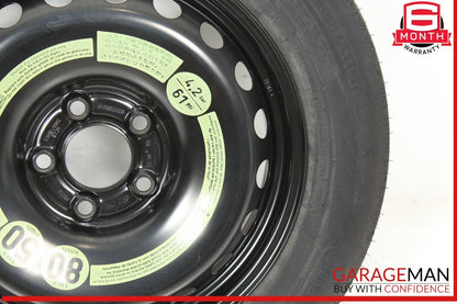 08-14 Mercedes W204 C250 C300 Emergency Spare Tire Donut Wheel Rim 125 90 16"