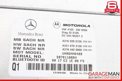 07-10 Mercedes W216 CL550 CL500 S550 Bluetooth Communication Module Unit OEM