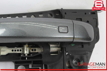 14-17 Audi SQ5 Rear Left Driver Side Exterior Door Handle Gray OEM