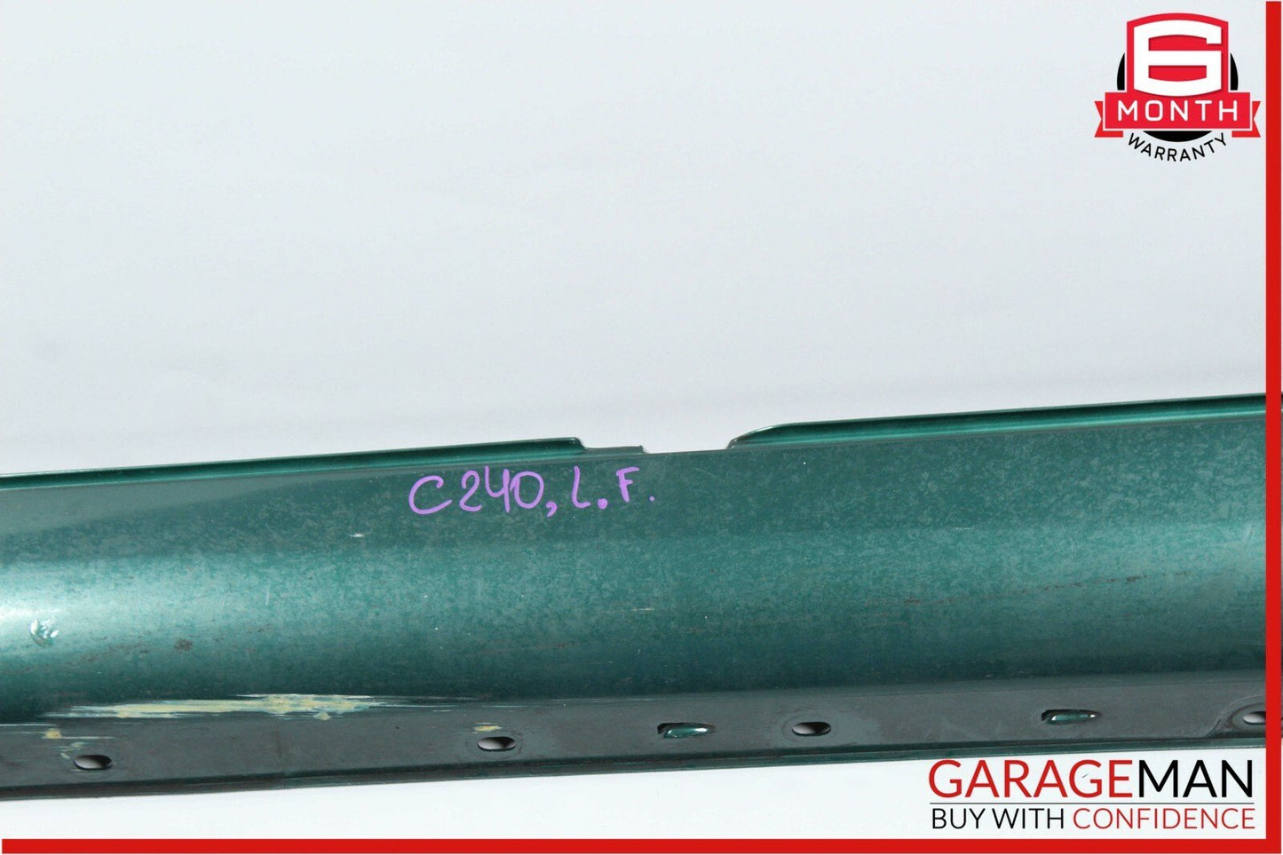 01-07 Mercedes W203 C240 Sport Left Driver Side Skirt Rocker Panel Green OEM