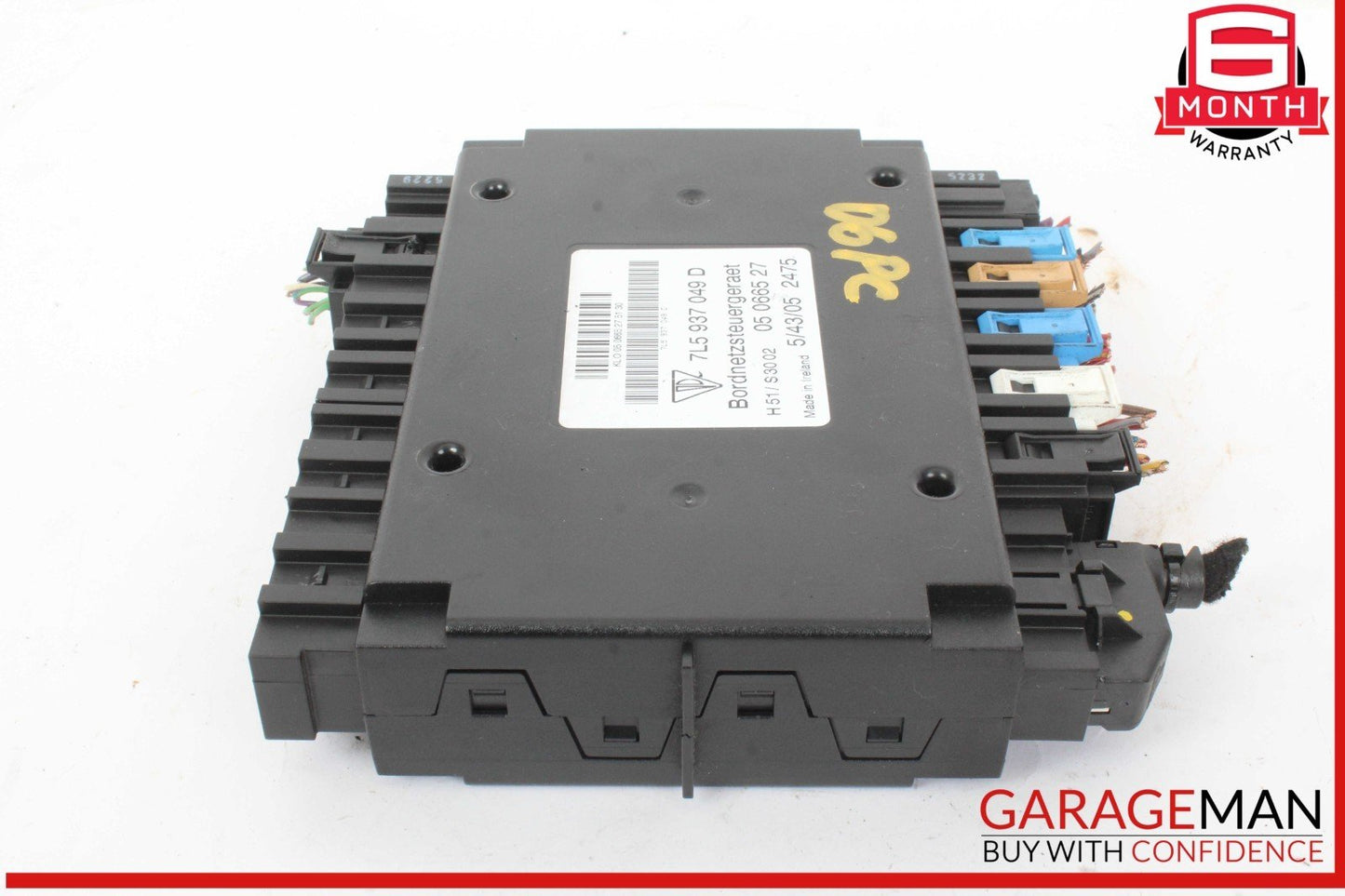 03-06 Porsche Cayenne 955 Body Control Module Unit 7L5937049D OEM