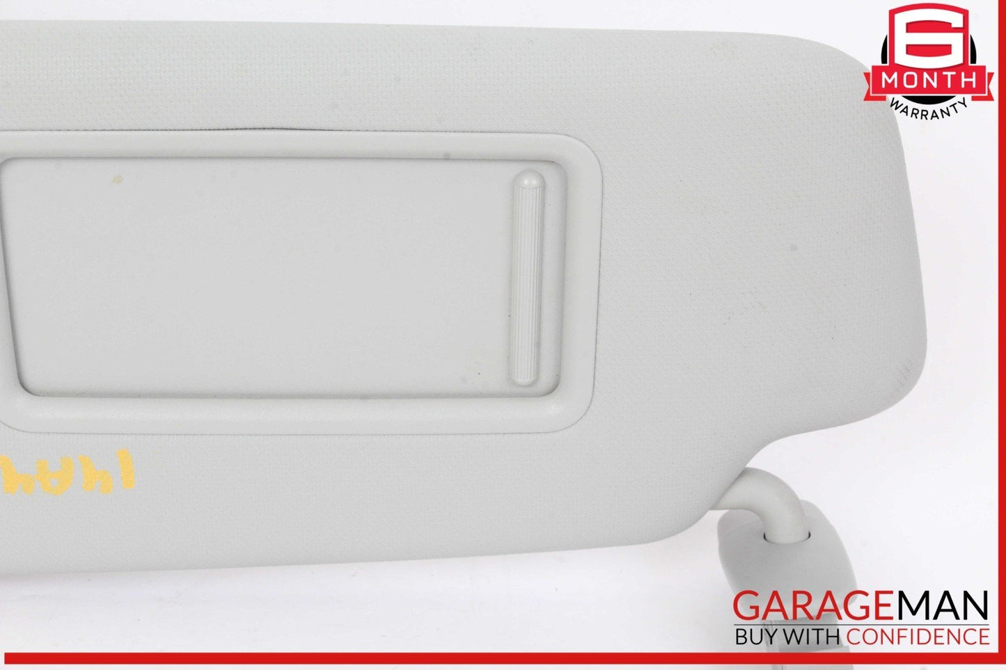 09-16 Audi A4 Front Left Driver Side Sun Visor Sunvisor Gray 8U0857551F OEM