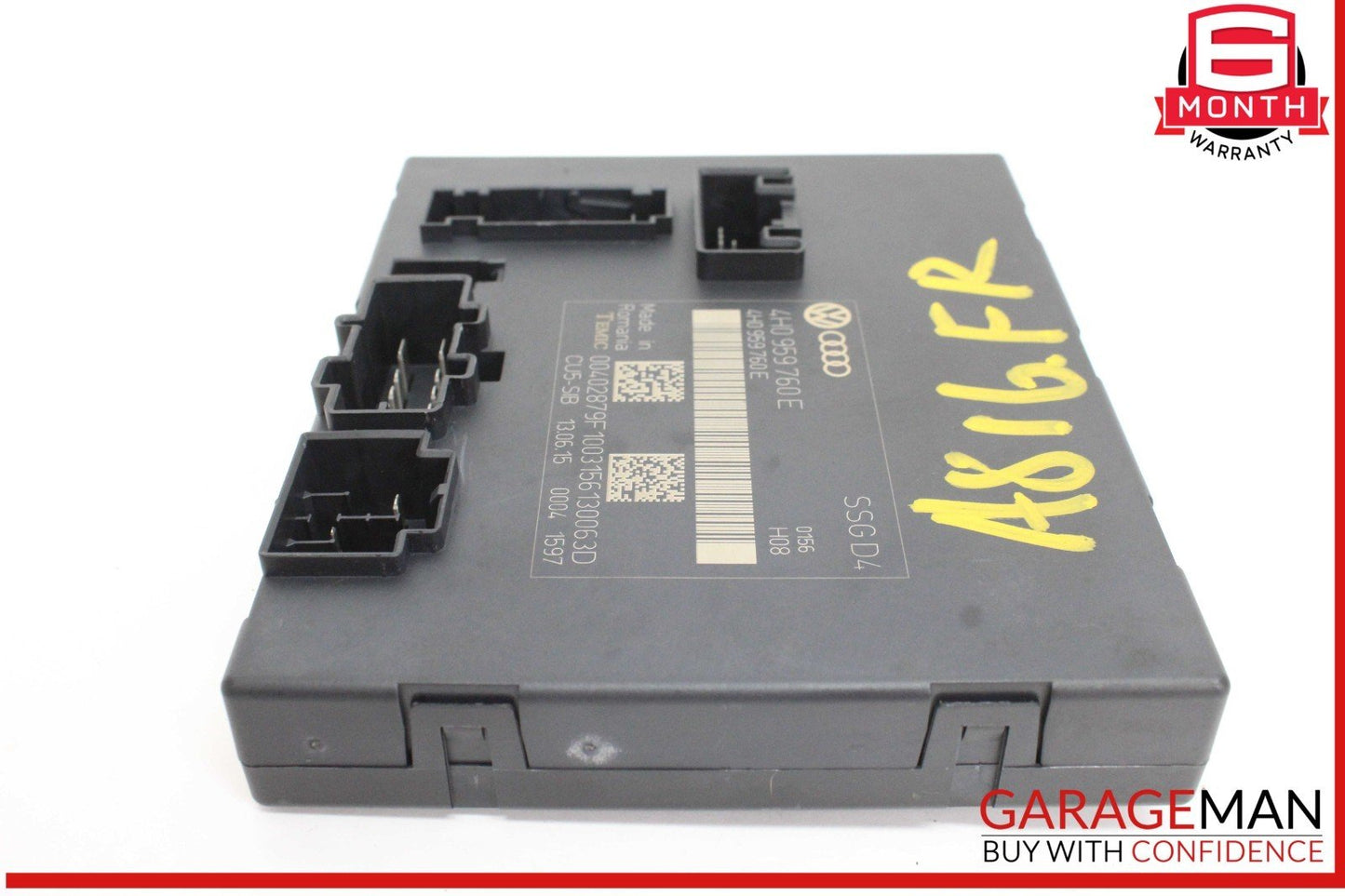 11-18 Audi A8 S8 Front Left or Right Side Seat Control Module 4H0959760E OEM