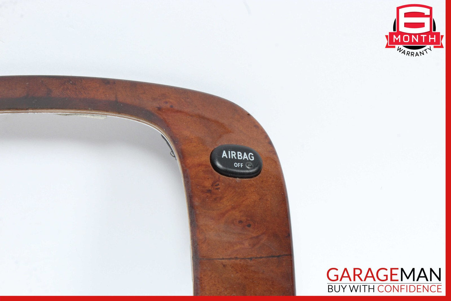 00-06 Mercedes W220 S55 S500 Front Center Console Shift Shifter Trim Bezel Wood