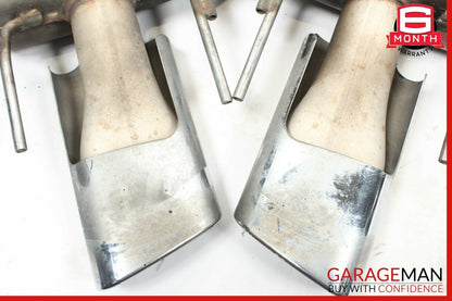 07-10 Mercedes W216 CL600 S600 Exhaust Muffler Mufflers Tips Set of 2 Pc OEM