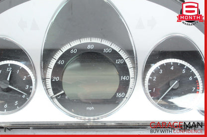 10-13 Mercedes W212 E350 E550 E500 Instrument Cluster Speedometer Odometer