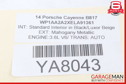 11-17 Porsche Cayenne 958 Rear Right / Left Side Door Control Module Unit OEM