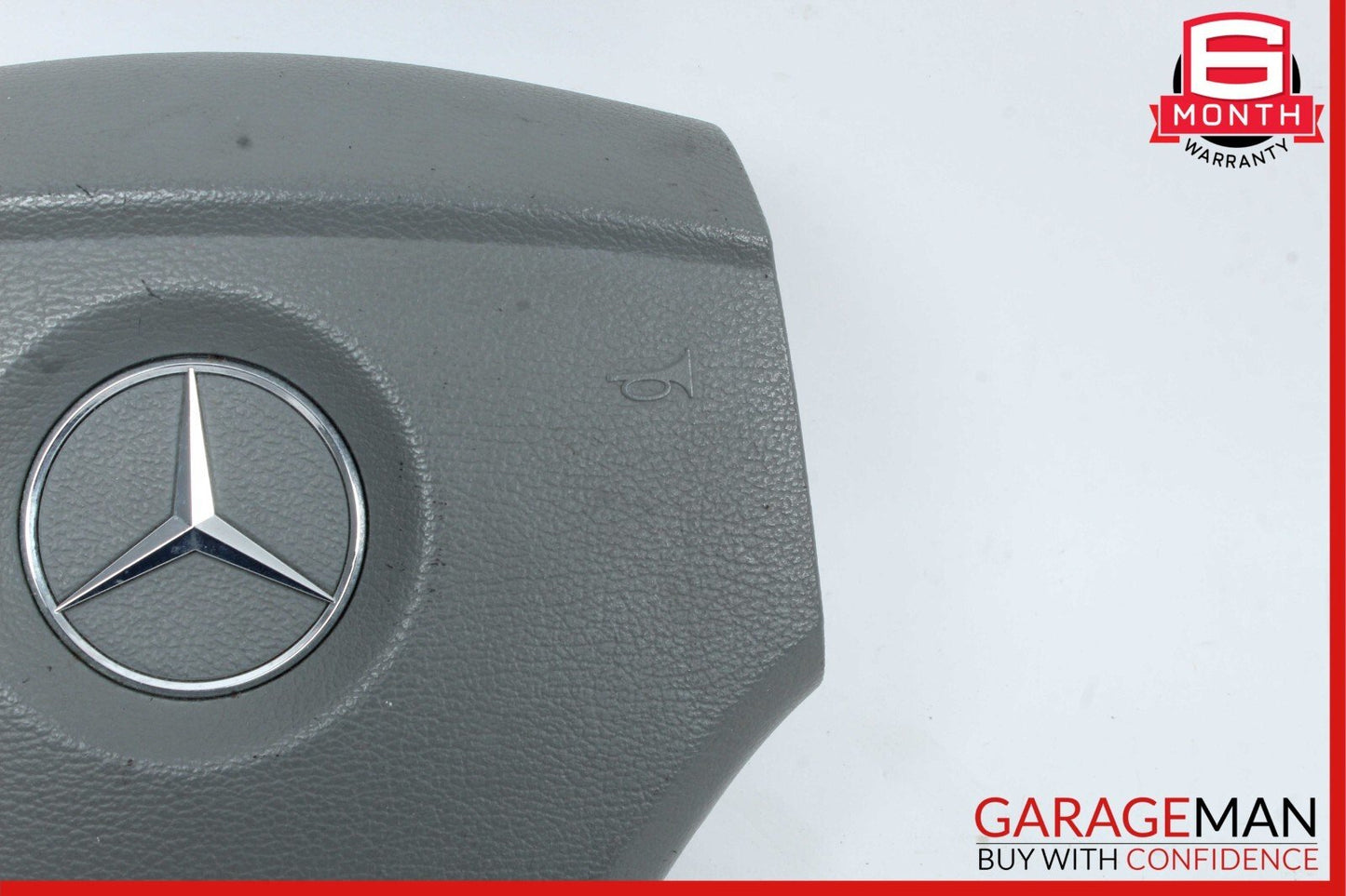 06-08 Mercedes GL350 GL450 ML350 R350 Driver Steering Wheel Airbag Leather Gray