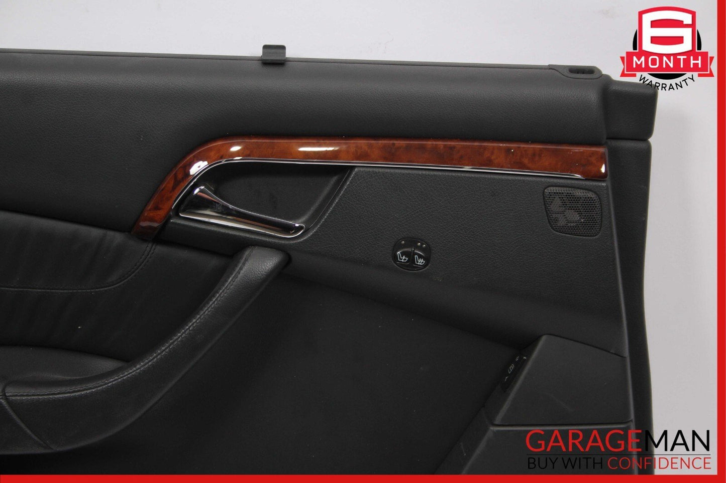 00-06 Mercedes W220 S55 AMG Rear Left Interior Door Panel Sunshade Assembly OEM