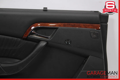 00-06 Mercedes W220 S55 AMG Rear Left Interior Door Panel Sunshade Assembly OEM