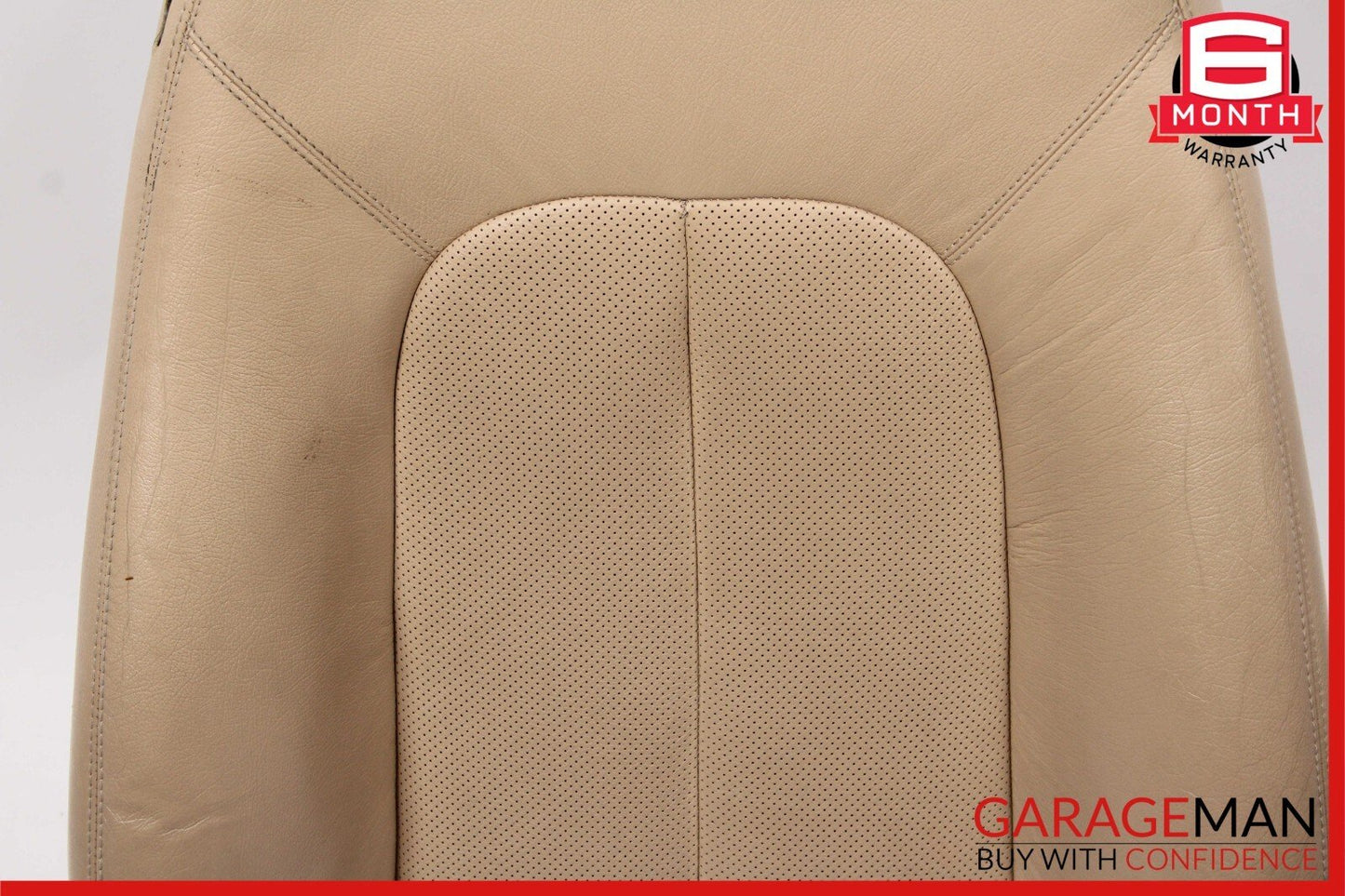 00-06 Mercedes W215 CL600 Front Right Side Top Upper Seat Cushion Cover Saffron
