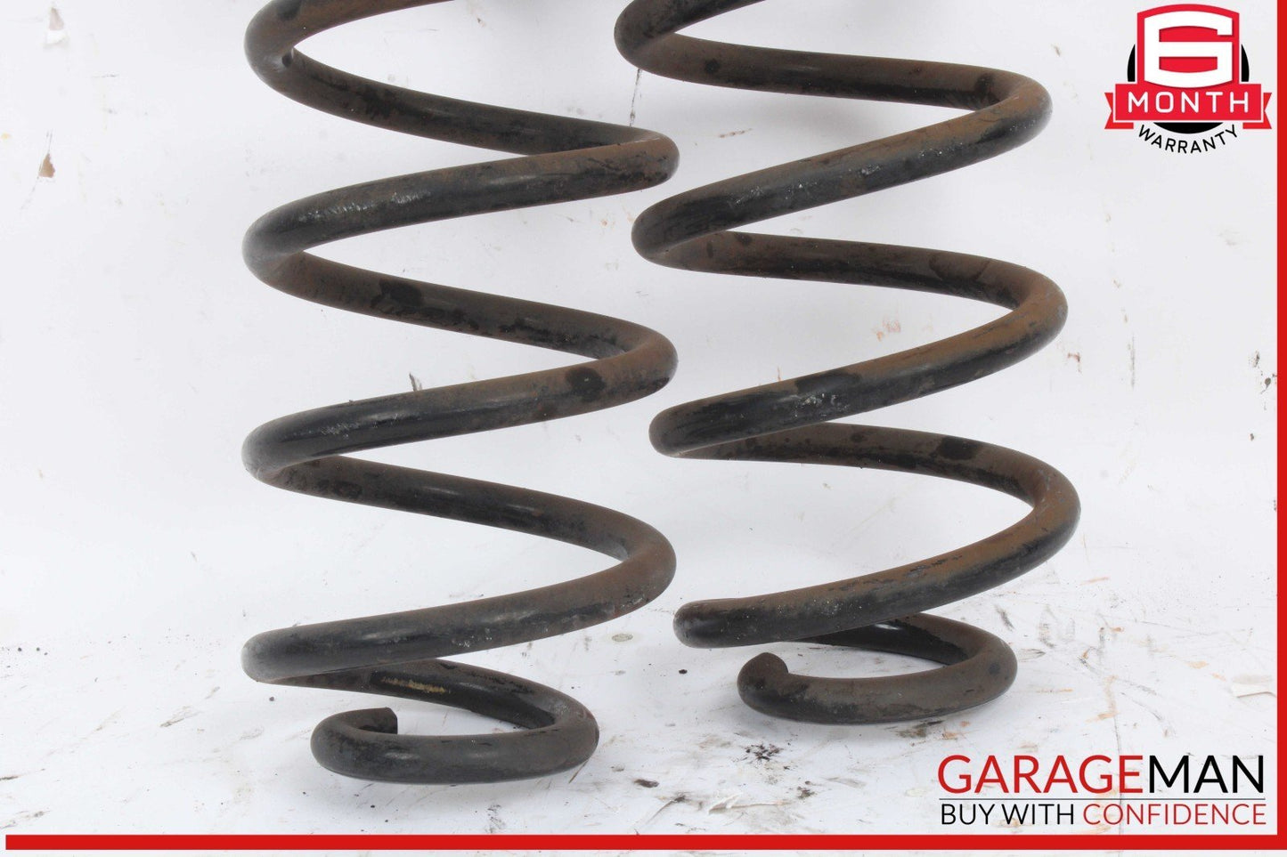 09-17 Audi Q5 SQ5 Rear Left and Rear Right Side Coil Spring Set of 2 OEM