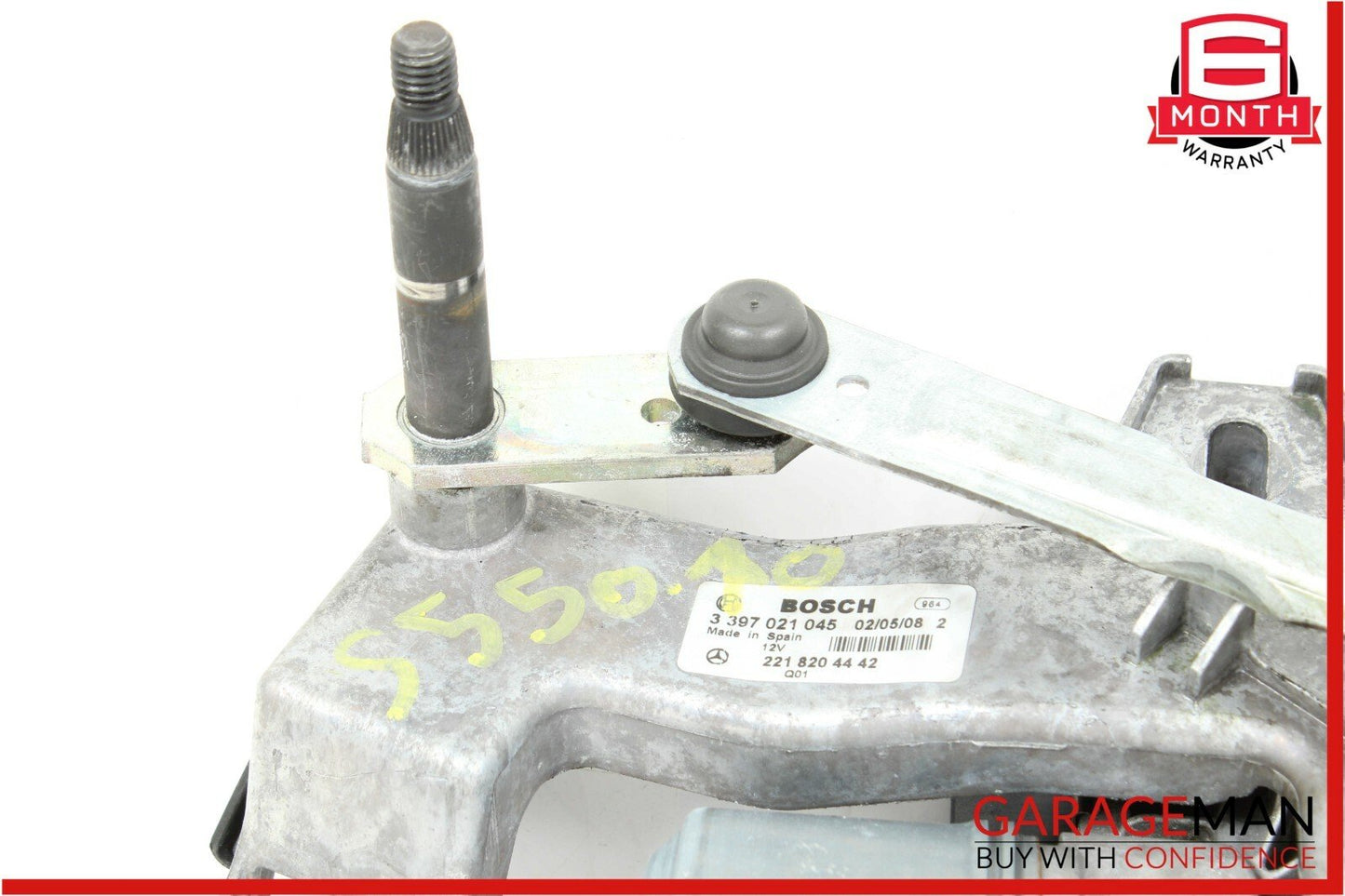 07-14 Mercedes W221 S500 S63 AMG CL600 Windshield Wiper Motor Right Side OEM