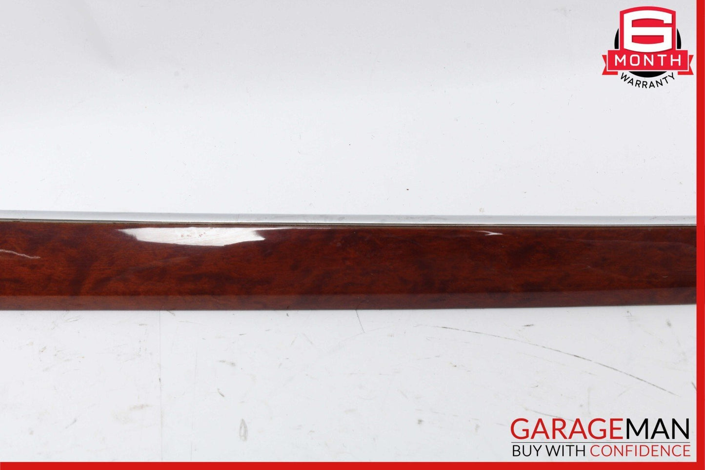 03-06 Mercedes W220 S430 S55 AMG Rear Left Driver Side Door Trim Bezel Wood OEM