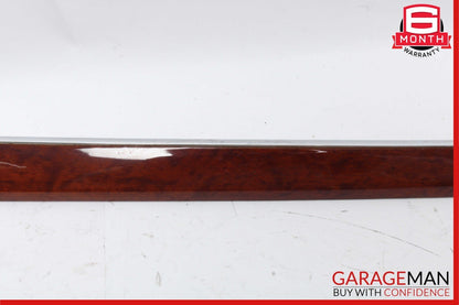 03-06 Mercedes W220 S430 S55 AMG Rear Left Driver Side Door Trim Bezel Wood OEM