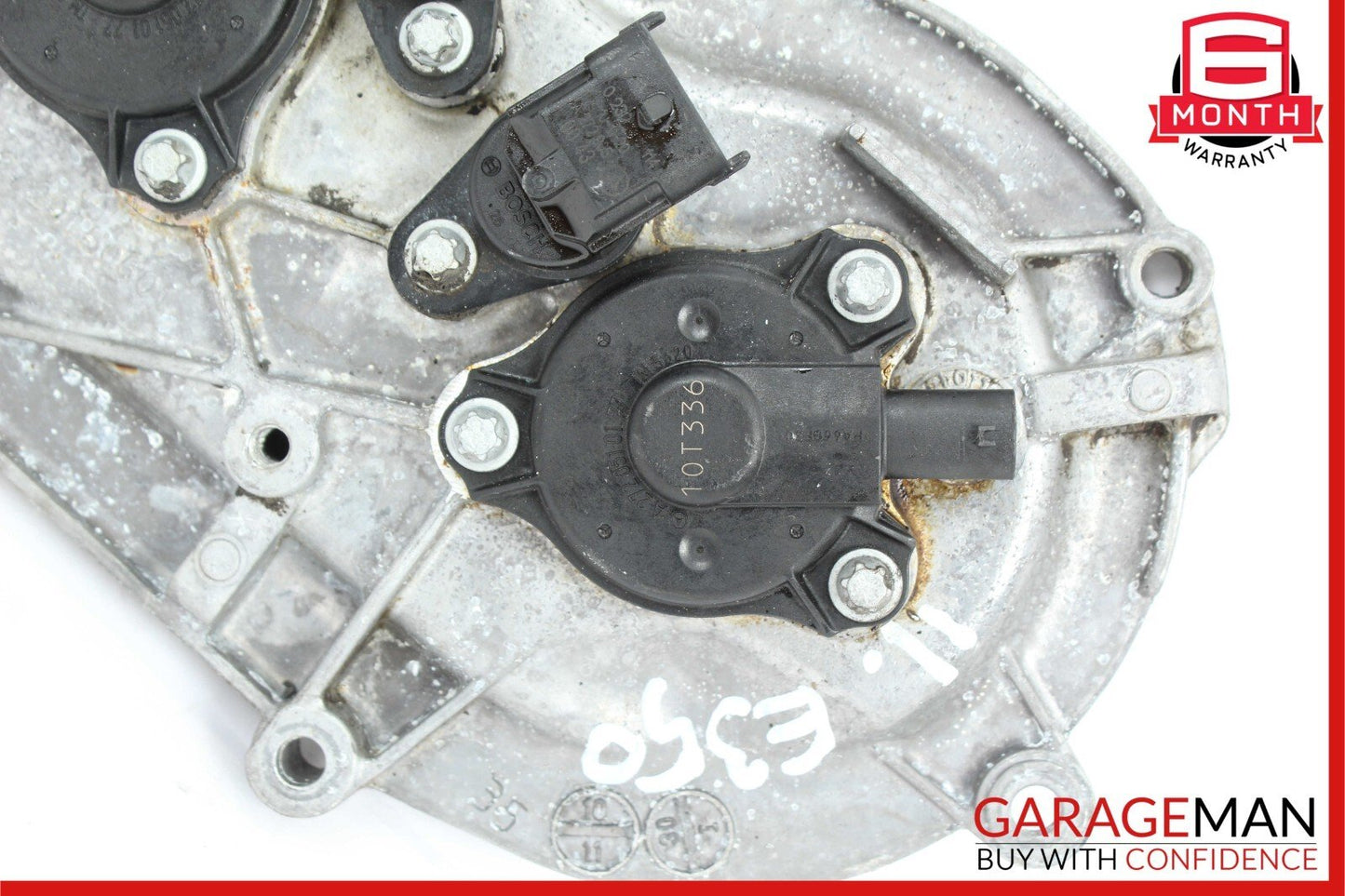 06-13 Mercedes W212 E350 S550 Front Right Engine Timing Chain Cover Plate OEM