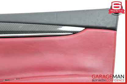 14-18 Maserati Quattroporte Front Right Passenger Side Interior Door Panel Red