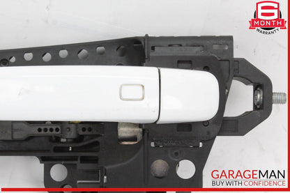 09-16 Audi A4 A5 Rear Left Driver Side Exterior Door Handle White 8T0837885A OEM