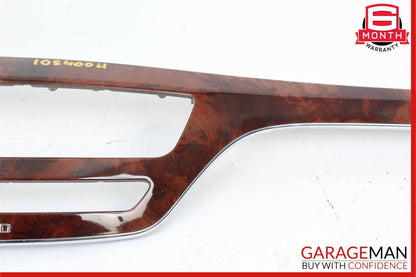 10-13 Mercedes W221 S400 Hybrid Center Dash Dashboard Trim Bezel Molding Wood