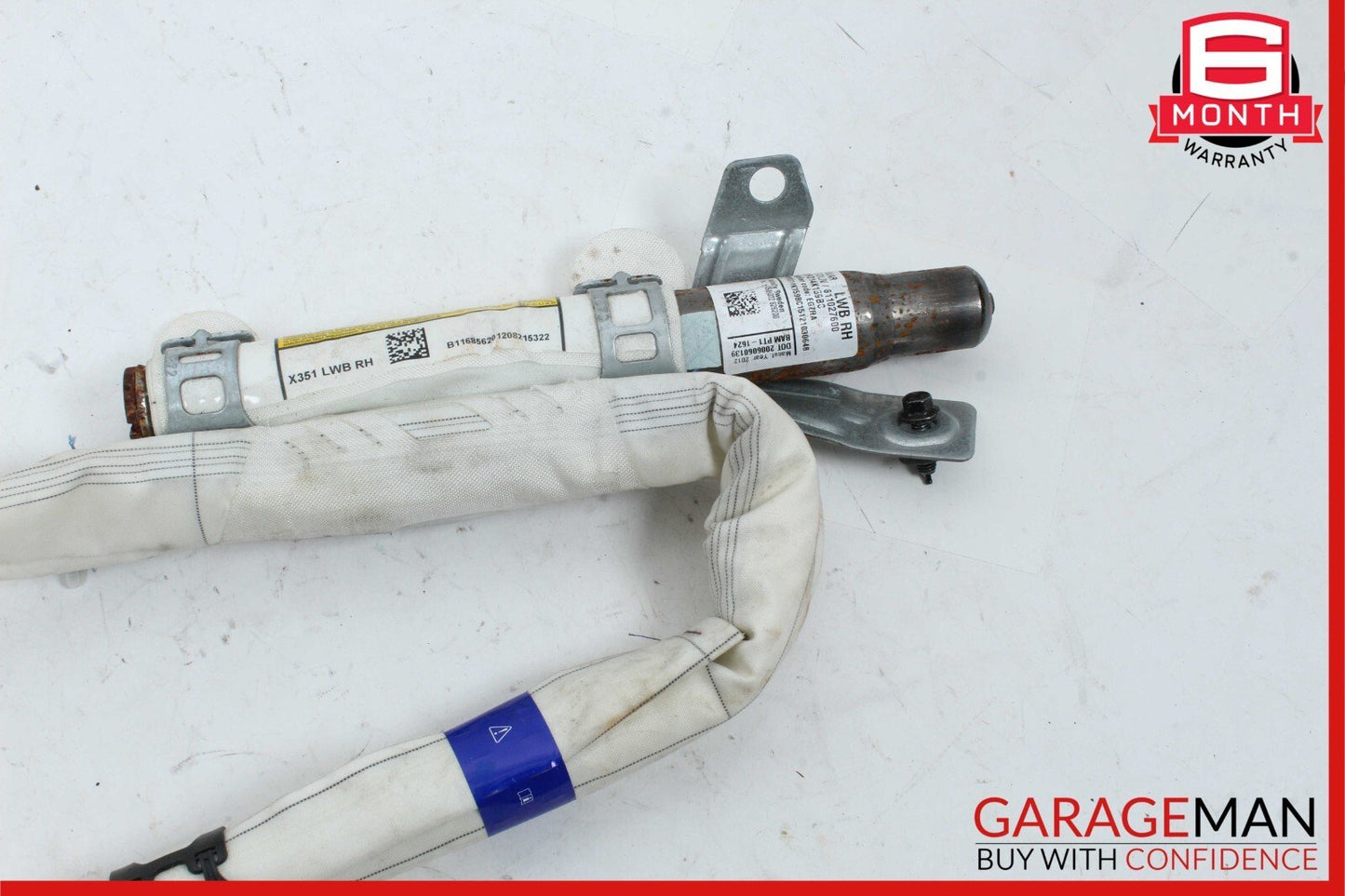 10-17 Jaguar XJ Right Passenge Side Roof Curtain Airbag Air Bag AW9314K159BC OEM