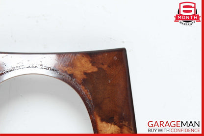 00-06 Mercedes W220 S430 S500 Front Center Console Shift Shifter Trim Bezel Wood