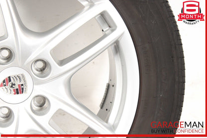11-18 Porsche Cayenne 958 8.5Jx19 19" R19 Wheel Tire Rim Silver 7P5601025A