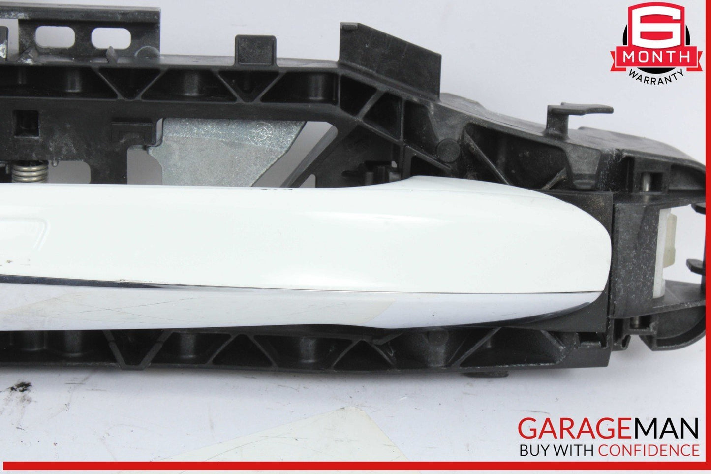 15-20 Mercedes W205 C300 Rear Left Driver Side Exterior Door Handle White OEM