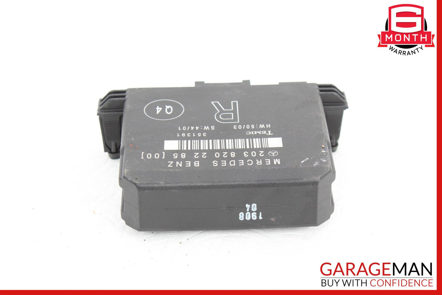 01-07 Mercedes W203 C230 C240 C320 Rear Right Door Control Module 2038202285 OEM