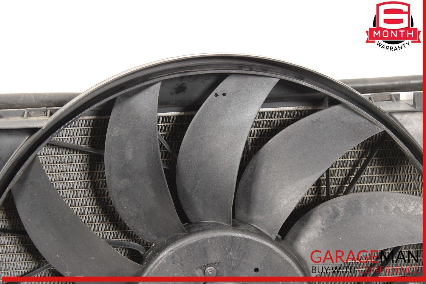 02-06 Mercedes W220 S430 Engine Motor Cooling Fan Shroud w/ Radiator OEM