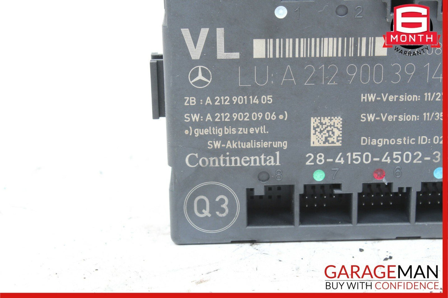 08-18 Mercedes W204 C250 SLK250 E400 Front Left Side Door Control Module OEM