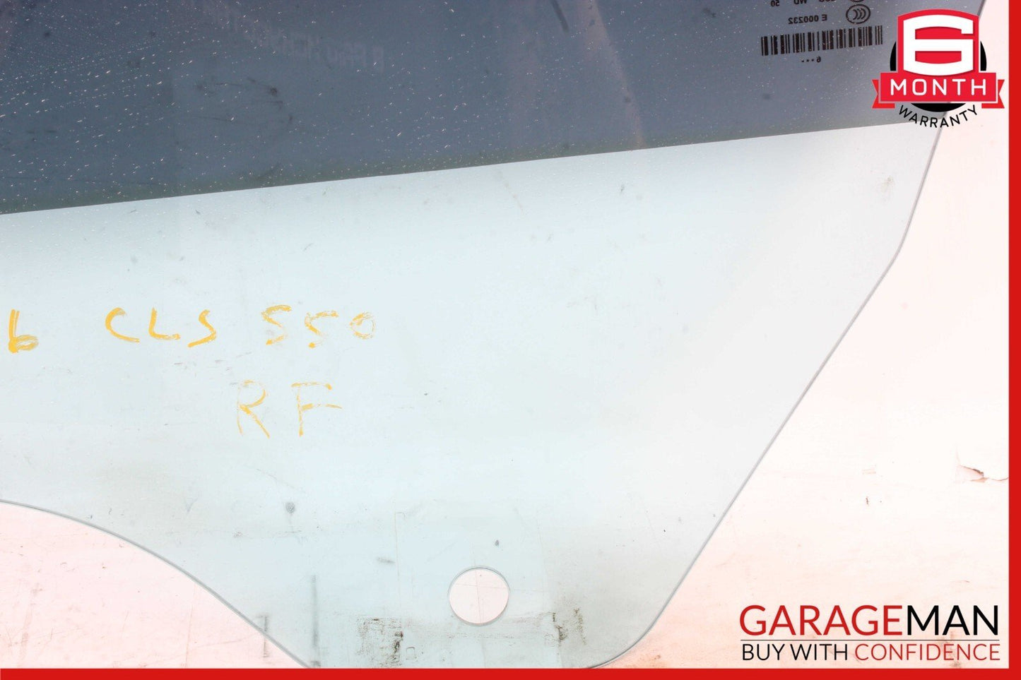 06-11 Mercedes W219 CLS500 CLS550 Front Right Passenger Door Window Glass Tinted