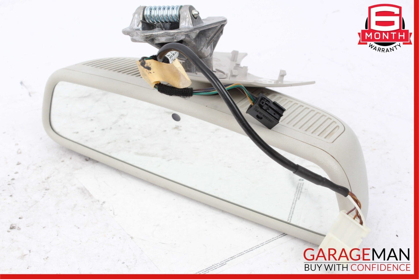 07-09 Mercedes W211 E350 E550 E63 AMG Interior Top Upper Rear View Mirror Grey