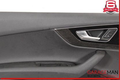 17-19 Audi Q7 Rear Left Driver Side Interior Door Panel Trim OEM