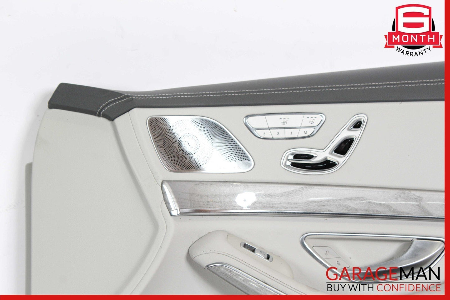 14-17 Mercedes W222 S550 S500 Front Right Side Interior Door Panel Cover Gray