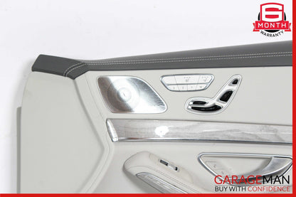 14-17 Mercedes W222 S550 S500 Front Right Side Interior Door Panel Cover Gray