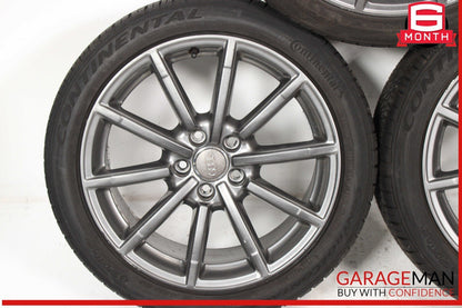13-16 Audi A4 S4 Complete Wheel Tire Rim Set of 4 Pc 8J x 18H2 ET47 OEM