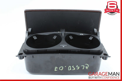 07-13 Mercedes W216 CL550 CL63 AMG Center Console Cup Holder Cover Trim Wood OEM