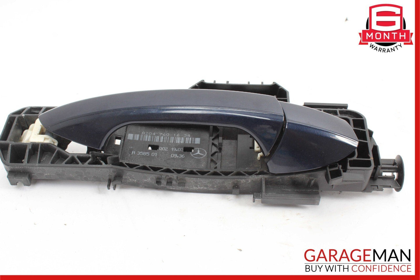 12-14 Mercedes W204 C300 C250 Sedan Right Passenger Exterior Door Handle Blue