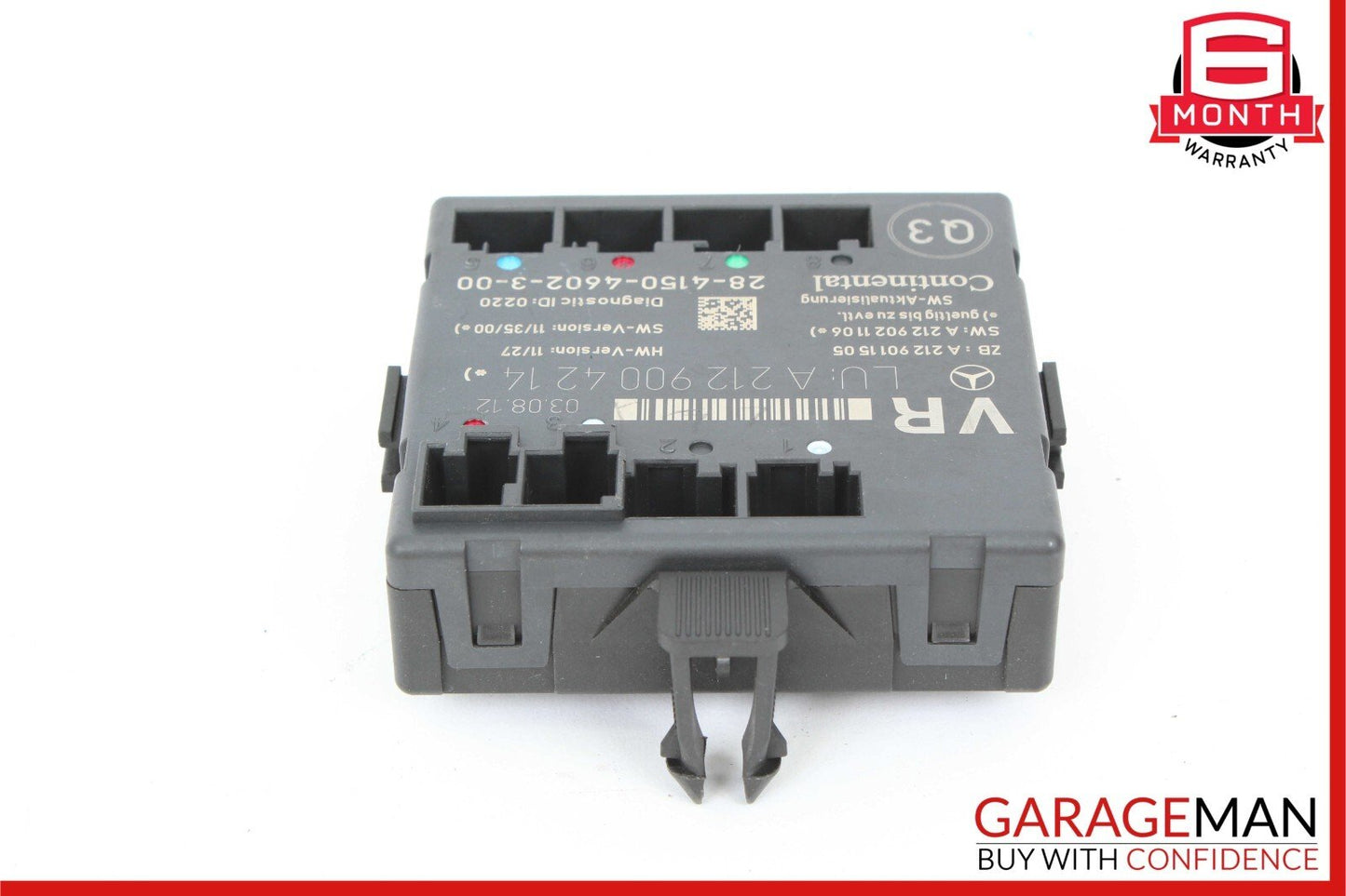 08-14 Mercedes-Benz C250 W204 Right Front Door Control Module 2129004214 OEM
