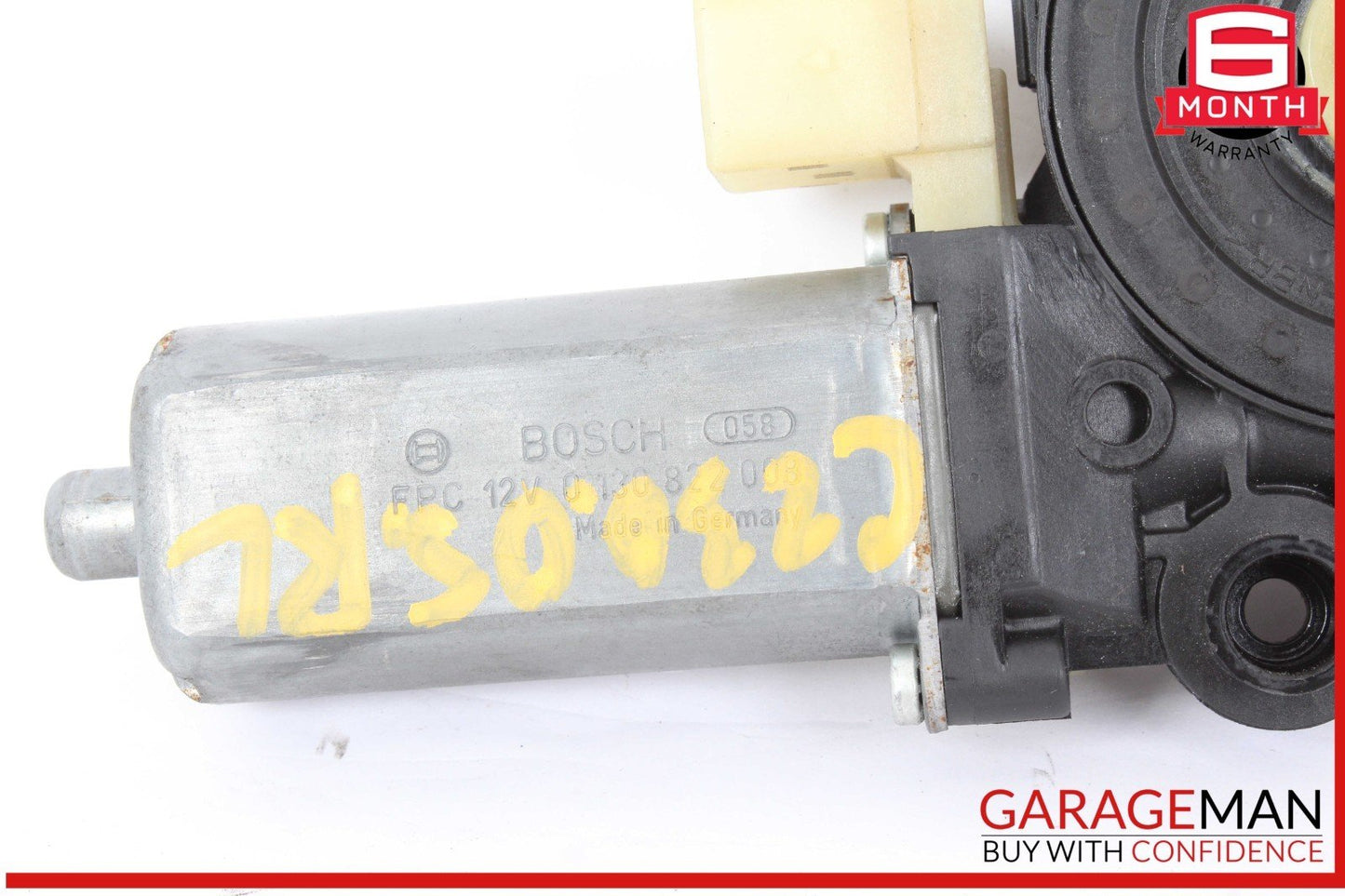 01-07 Mercedes W203 C230 C350 Rear Left Side Window Regulator Motor OEM