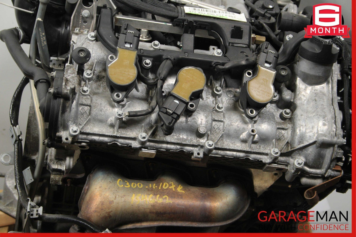 06-11 Mercedes SLK280 C300 3.0L M272 V6 Engine Motor Block Assembly RWD 107k