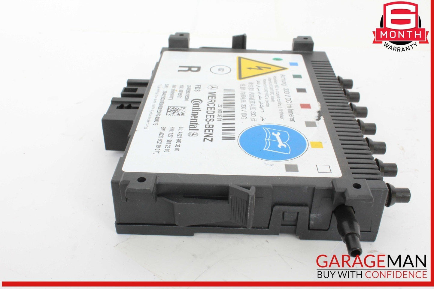 10-13 Mercedes W221 S400 Hybrid Front Right Seat Dynamic Lumbar Control Module