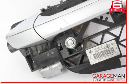 07-13 Mercedes W221 S550 Rear Right Side Exterior Door Handle Keyless Go OEM